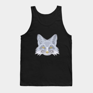 silver fox face Tank Top